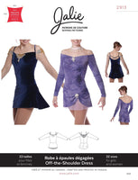 Jalie 2913 Off-the-Shoulder Skating Dress