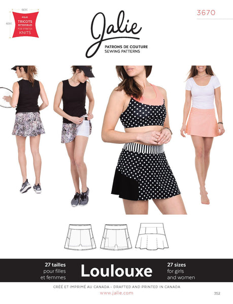 Jalie 3670 LOULOUXE Skort
