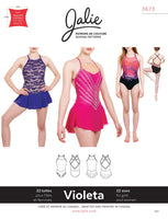 Jalie 3673 VIOLETA Open-Back Leotard and Dress