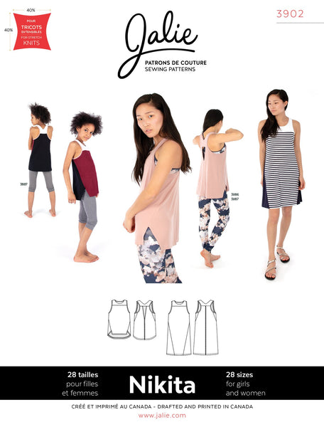 Jalie 3902 NIKITA Workout Tank and Swing Dress
