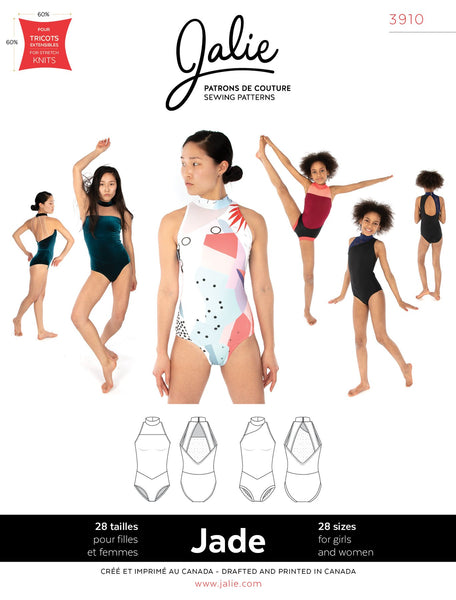 Jalie 3910 JADE High Neck Halter Leotards