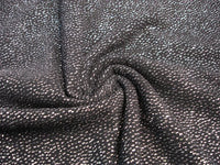 Glitter Stretch Mesh - Silver/Black