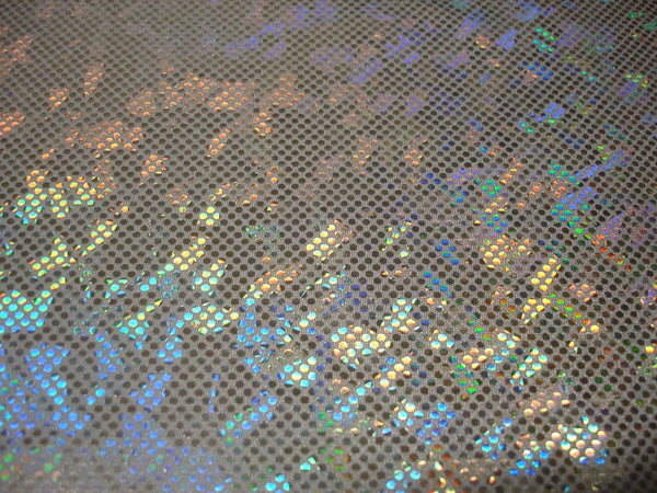 Shattered Glass Spandex - Silver/White