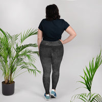 Vivi Plus Size Leggings Black Concrete