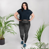 Vivi Plus Size Leggings Black Concrete