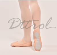 Leather Full Sole Ballet Shoes
