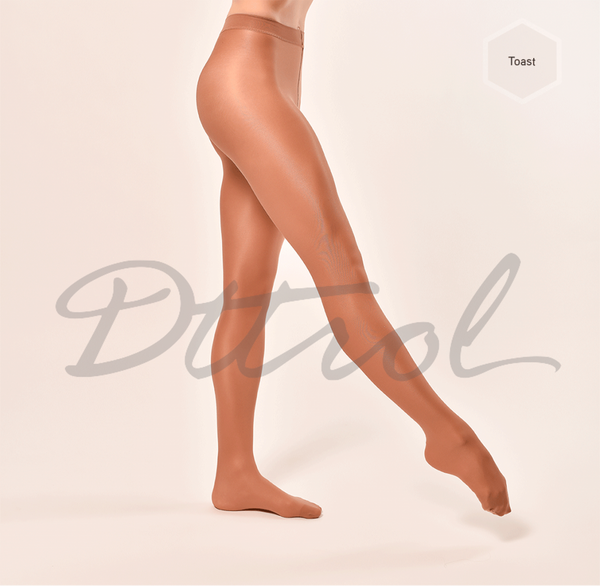 Toast Shimmer Footed Tights
