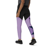 Kinsley Leggings Abstract Purple