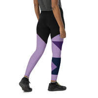 Kinsley Leggings Abstract Purple