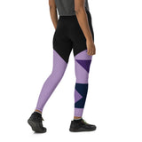 Kinsley Leggings Abstract Purple