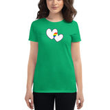 Women's Two Hearts Pride t-shirt